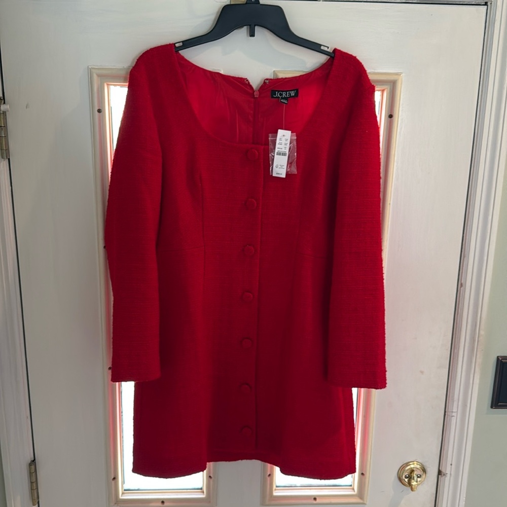J Crew Red Dress